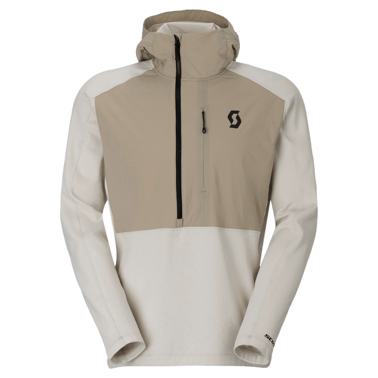 SCOTT Defined Mid Pullover Midlayer Hoodie for Men – Portobello Beige - Latte Beige (Front View)