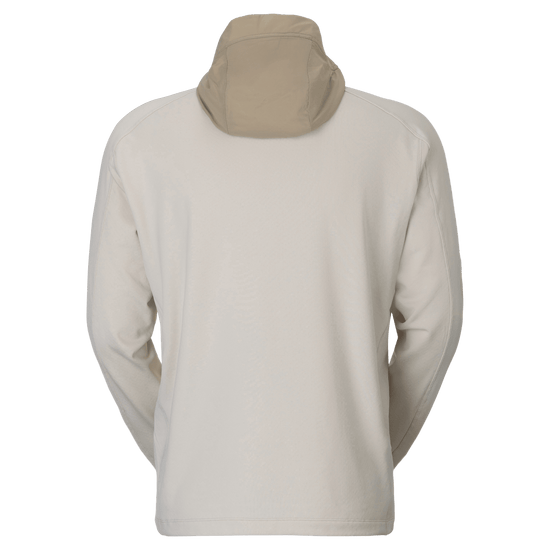 SCOTT Defined Mid Pullover Midlayer Hoodie for Men – Portobello Beige - Latte Beige (Back View)