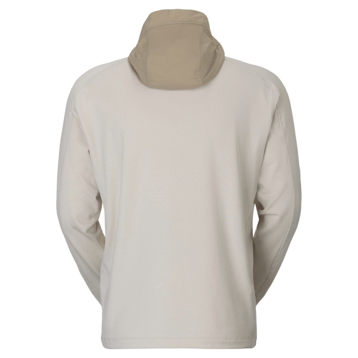 SCOTT Defined Mid Pullover Midlayer Hoodie for Men – Portobello Beige - Latte Beige (Back View)