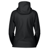 Felpa con cappuccio SCOTT Defined Warm Zip Midlayer da donna – Nera, vista da dietro