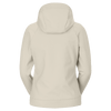 Felpa con cappuccio SCOTT Defined Warm Zip Midlayer da donna – Beige Latte, vista da dietro