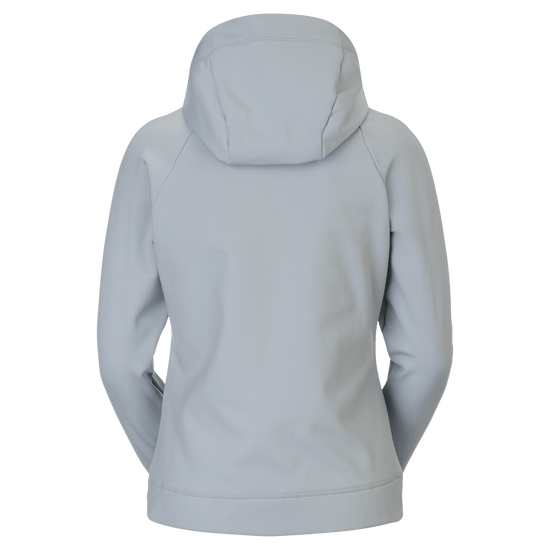 Felpa con cappuccio SCOTT Defined Warm Zip Midlayer da donna – Mist Blue, vista posteriore