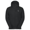 Felpa con cappuccio SCOTT Defined Warm Zip Midlayer da uomo – Nera, vista frontale