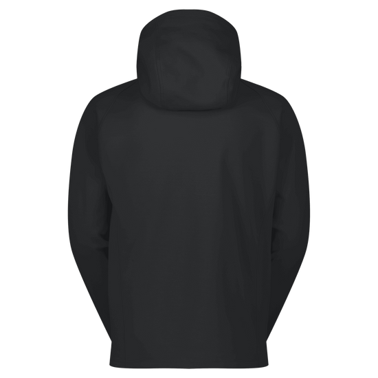 Felpa con cappuccio SCOTT Defined Warm Zip Midlayer da uomo – Nero, vista da dietro