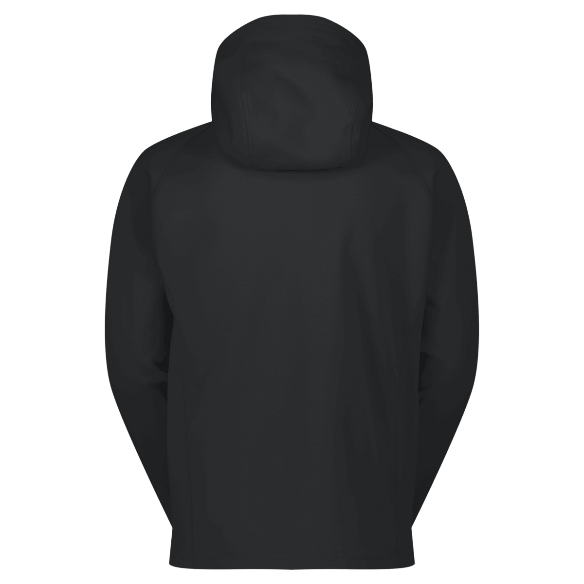 Felpa con cappuccio SCOTT Defined Warm Zip Midlayer da uomo – Nero, vista da dietro