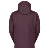 Felpa con cappuccio SCOTT Defined Warm Zip Midlayer da uomo – Cocoa Red, vista posteriore