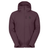 Felpa con cappuccio SCOTT Defined Warm Zip Midlayer da uomo – Cocoa Red, vista frontale