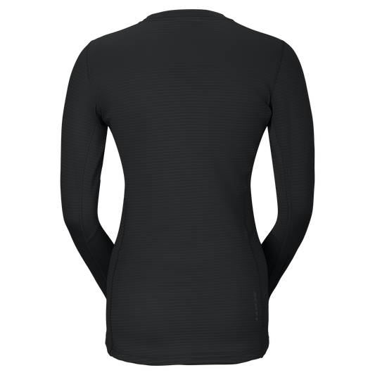 SCOTT Endurance Warm Langarmshirt Damen – Black – Rückansicht
