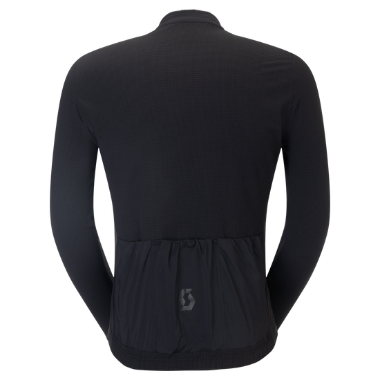 SCOTT Endurance Warm Langarm-Radtrikot Herren Black Rückansicht