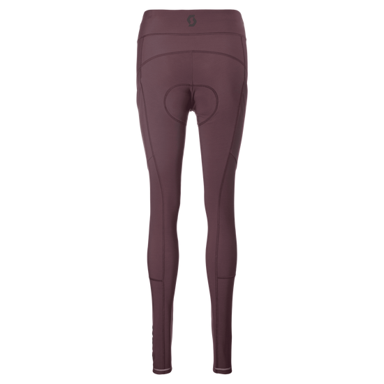 SCOTT Endurance Warm ++ Radhose Damen Cocoa Red Rückansicht