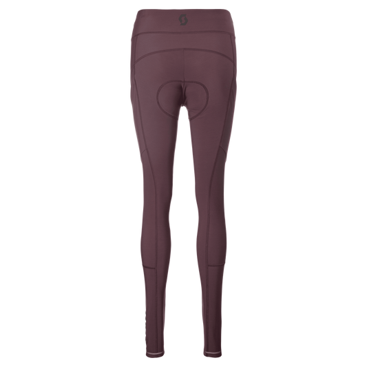 SCOTT Endurance Warm ++ Radhose Damen Cocoa Red Rückansicht