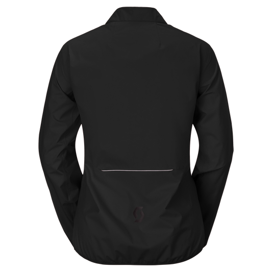 SCOTT Endurance Waterproof Fahrradjacke Damen Black Rückansicht