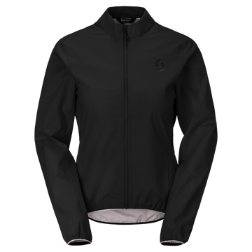 SCOTT Endurance Waterproof Fahrradjacke Damen Black Vorderansicht