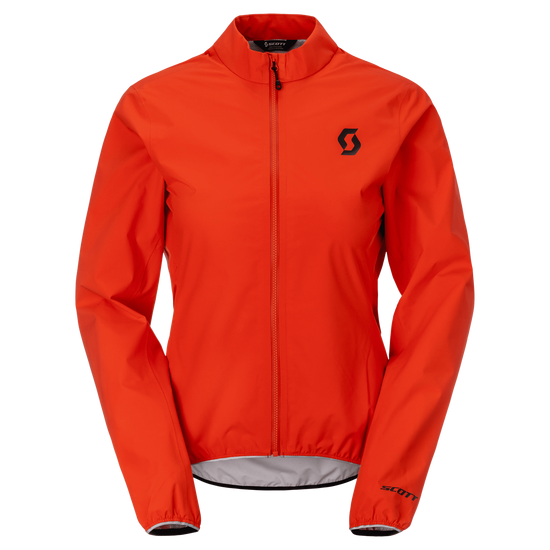 SCOTT Endurance Waterproof Fahrradjacke Damen Turbo Red Vorderansicht