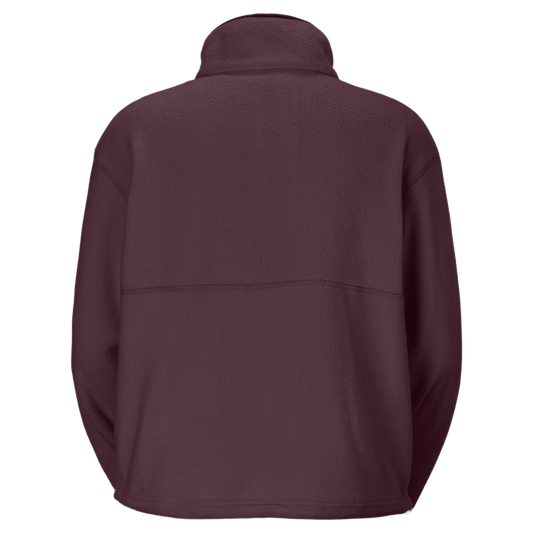 Maglione in pile SCOTT Escape Original da donna - Cocoa Red, vista da dietro