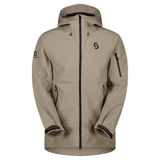 Veste de sports d'hiver SCOTT Explorair 3L pour homme – Beige Portobello – Vue de face