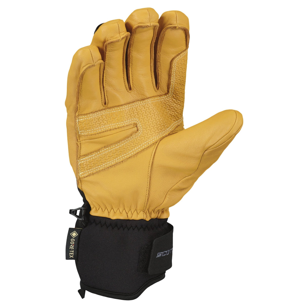 Gants de sports d'hiver SCOTT Explorair Premium GORE-TEX – Marron naturel - Noir – Paume