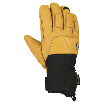 Gants de sports d'hiver SCOTT Explorair Premium GORE-TEX – Marron naturel - Noir – Vue de face