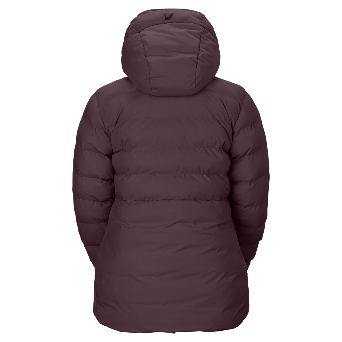 Veste de sports d'hiver SCOTT Ultimate Warm pour femme, couleur Cocoa Red – vue de dos