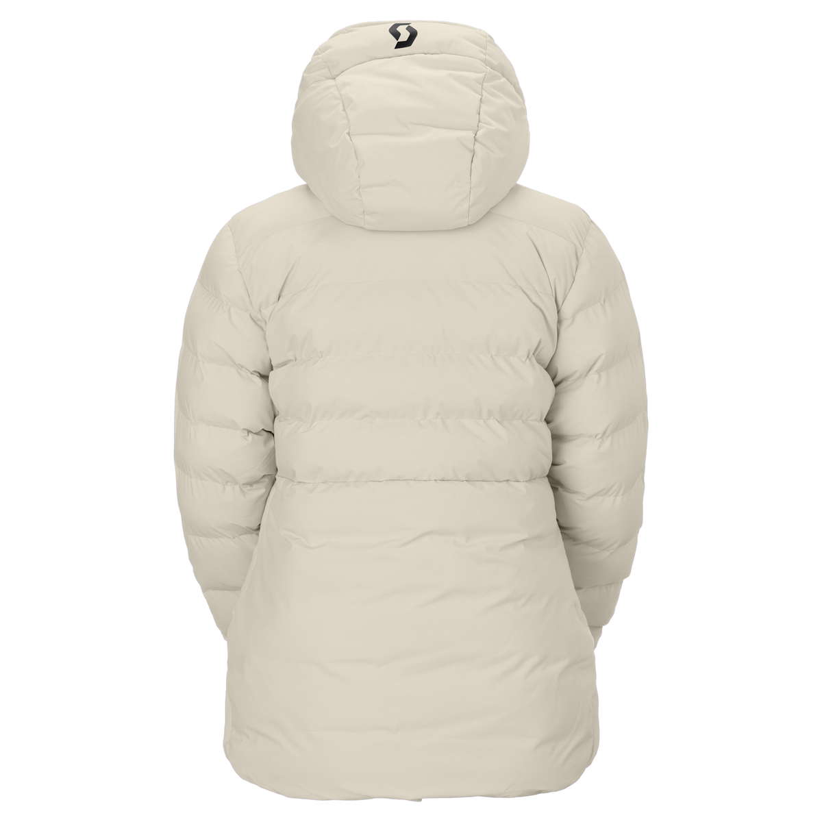 Veste de sports d'hiver SCOTT Ultimate Warm pour femme, couleur Latte Beige – vue de dos