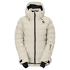 Veste de sports d'hiver SCOTT Ultimate Warm pour femme, couleur Latte Beige – vue de face