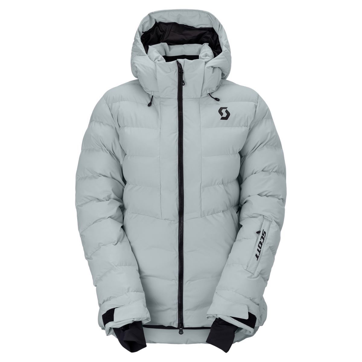 Veste de sports d'hiver SCOTT Ultimate Warm pour femme, couleur Mist Blue – vue de face