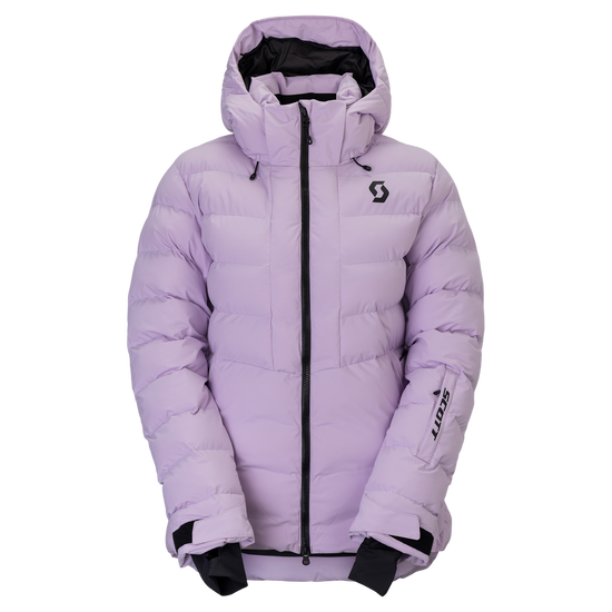 Veste de sports d'hiver SCOTT Ultimate Warm pour femme, couleur Sherbet Purple – Vue de face