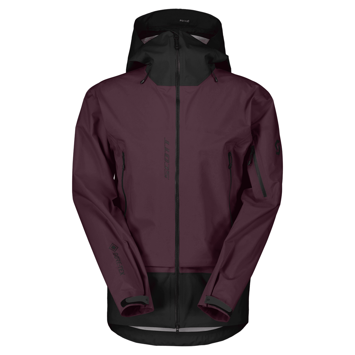 SCOTT Explorair GORE-TEX 3L da uomo, color Cocoa Red - Black