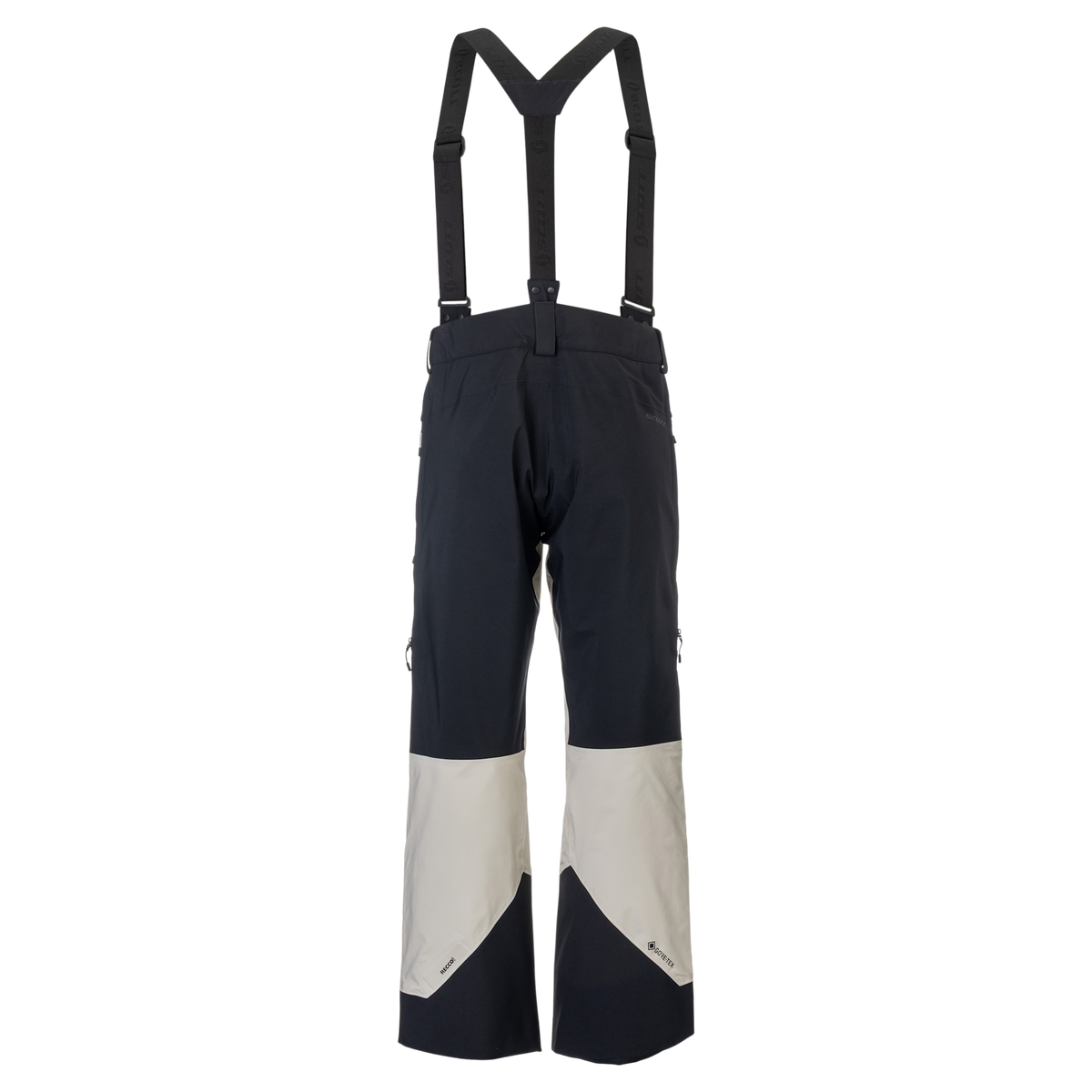 Pantaloni da sport invernali SCOTT Vertic GORE-TEX 2L da uomo – Nero - Beige Latte back