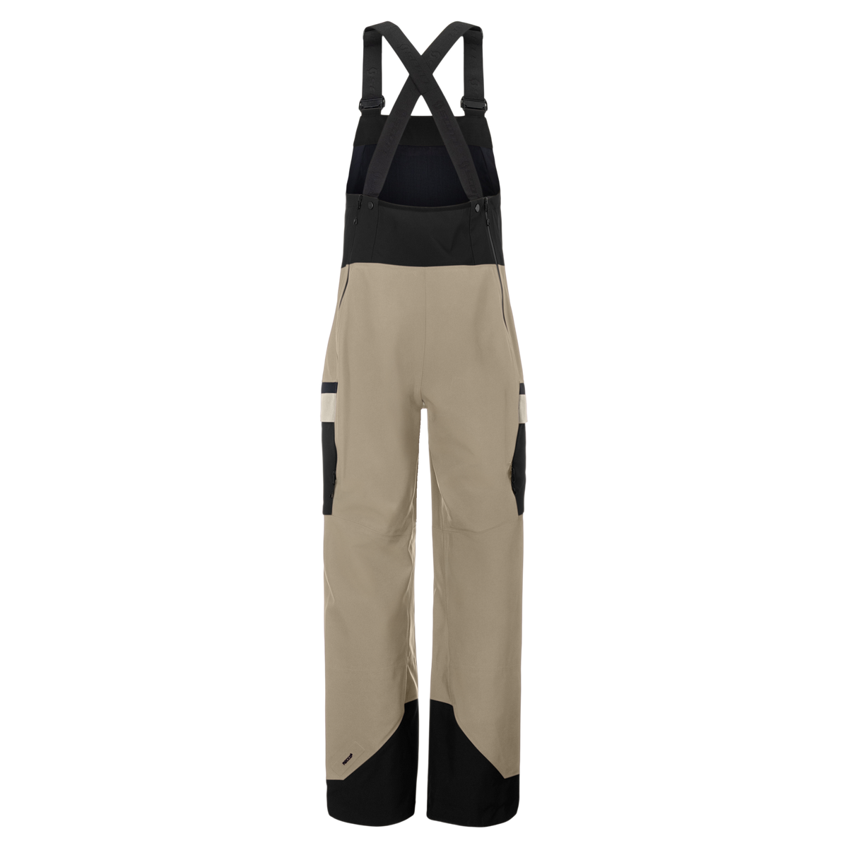 Pantalones de deportes de invierno SCOTT Vertic Utility 3L para hombre – Beige Portobello - Negro – Vista trasera