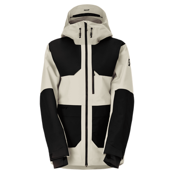 SCOTT Vertic Utility 3L wintersportjas dames Zwart - Latte Beige Vooraanzicht