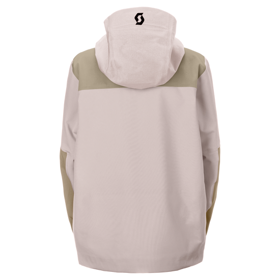 SCOTT Vertic Utility 3L wintersportjas dames Wax Pink - Portobello Beige, achteraanzicht
