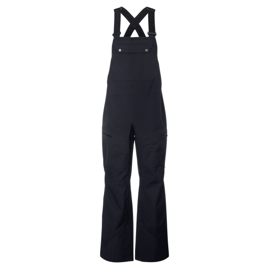 Pantaloni da sport invernali SCOTT Vertic Utility 3L da donna, neri – Vista frontale