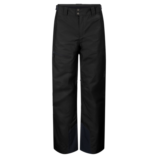 Pantaloni da sci SCOTT Ultimate Dryo 10 da uomo – Nero – Vista frontale