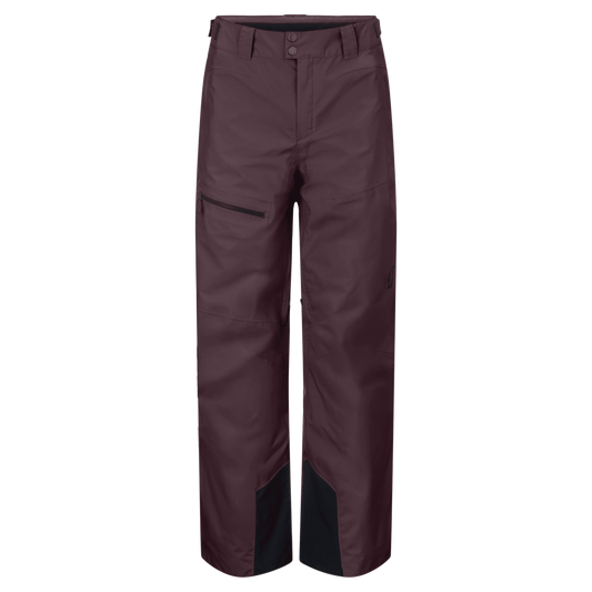 Pantalones de deportes de invierno SCOTT Ultimate Dryo 10 para hombre – Cocoa Red – Vista frontal