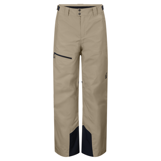 Pantaloni da sci SCOTT Ultimate Dryo 10 da uomo – Beige Portobello – Vista frontale