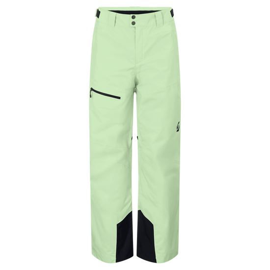 Pantaloni da sci SCOTT Ultimate Dryo 10 da uomo – Vapour Green – Vista frontale