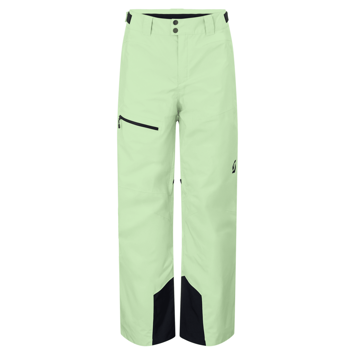 Pantaloni da sci SCOTT Ultimate Dryo 10 da uomo – Vapour Green – Vista frontale