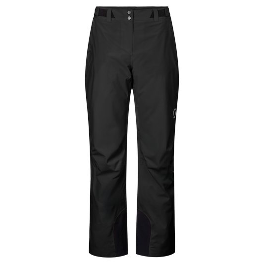 Pantalones de deportes de invierno SCOTT Ultimate Dryo 10 para mujer – Negro – Vista frontal