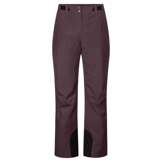 Pantalones de deportes de invierno SCOTT Ultimate Dryo 10 para mujer – Cocoa Red – Vista frontal
