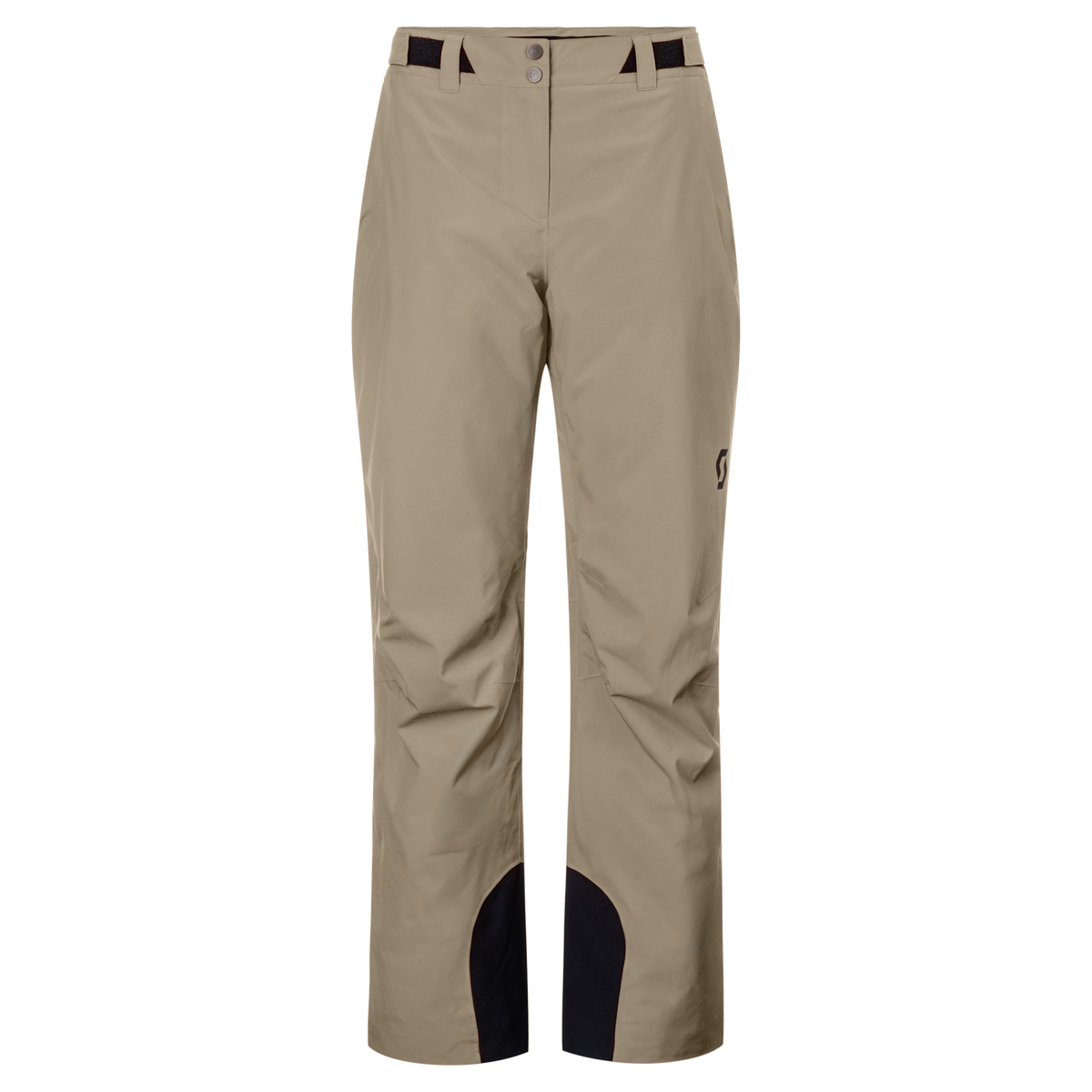 Pantalones de deportes de invierno SCOTT Ultimate Dryo 10 para mujer – Beige Portobello – Vista frontal