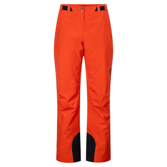 Pantalones de deportes de invierno SCOTT Ultimate Dryo 10 para mujer – Turbo Red – Vista frontal