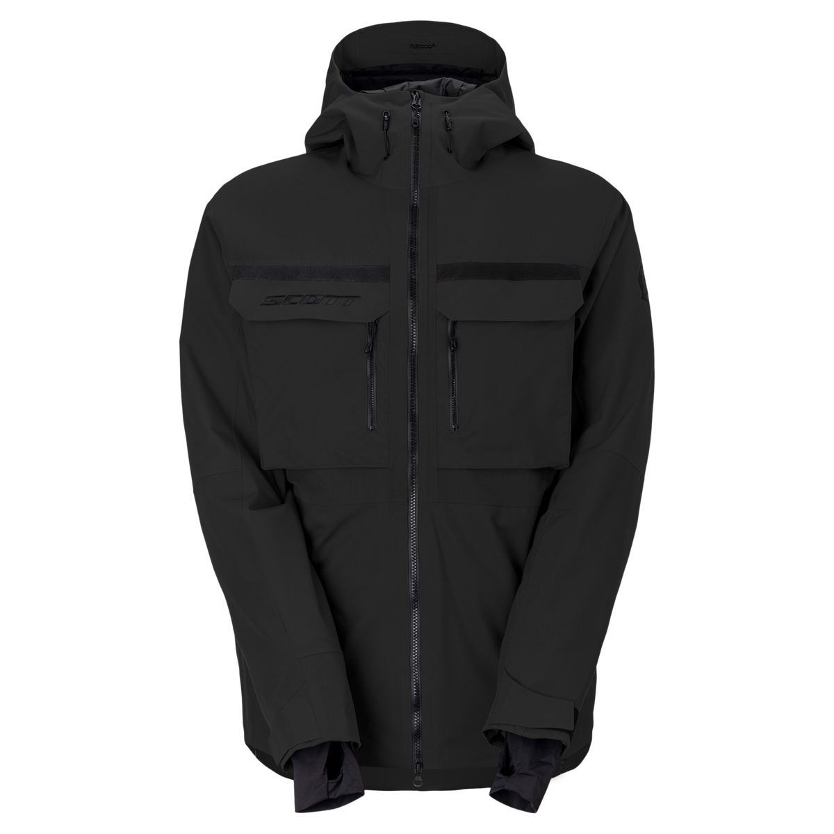 SCOTT Ultimate Dryo Utility Men's Winter Sports Jacket, Black (Front View)