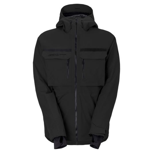 Giacca da sport invernali SCOTT Ultimate Dryo Utility da uomo, nera – Vista frontale