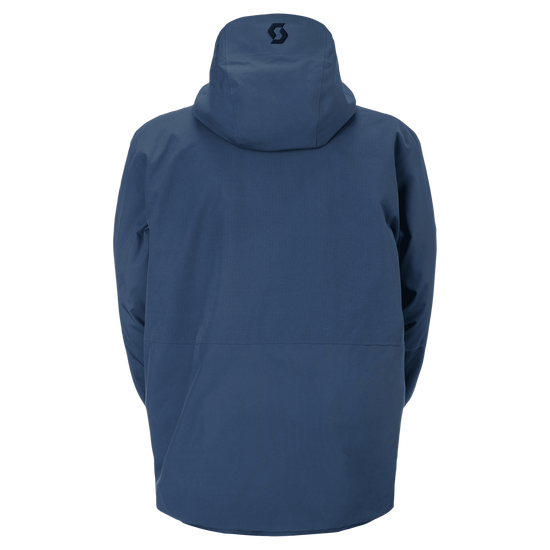 SCOTT Ultimate Dryo Utility Men's Winter Sports Jacket, Dusk Blue (Rear View)