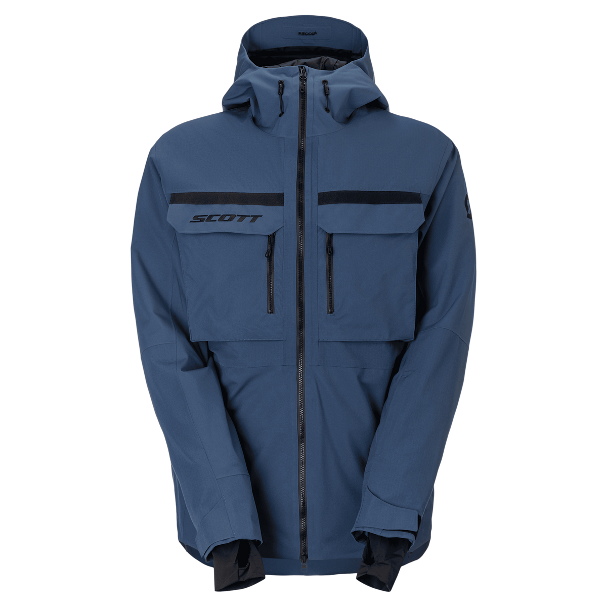 SCOTT Ultimate Dryo Utility Men's Winter Sports Jacket, Dusk Blue—Front View