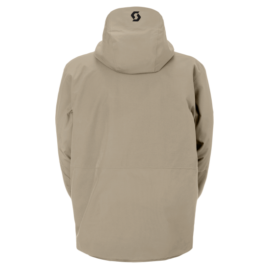SCOTT Ultimate Dryo Utility Men's Winter Sports Jacket, Portobello Beige (Back View)