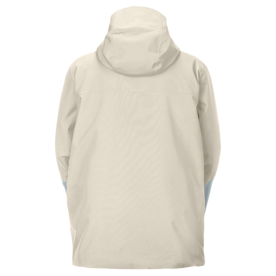 SCOTT Ultimate Dryo Utility wintersportjas dames Latte Beige - Mist Blue, achteraanzicht