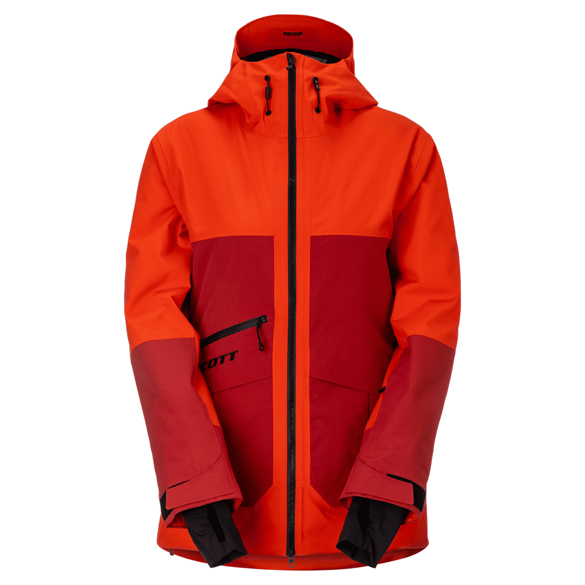 SCOTT Ultimate Dryo Utility wintersportjas voor dames Turbo Red - Toasted Red, vooraanzicht