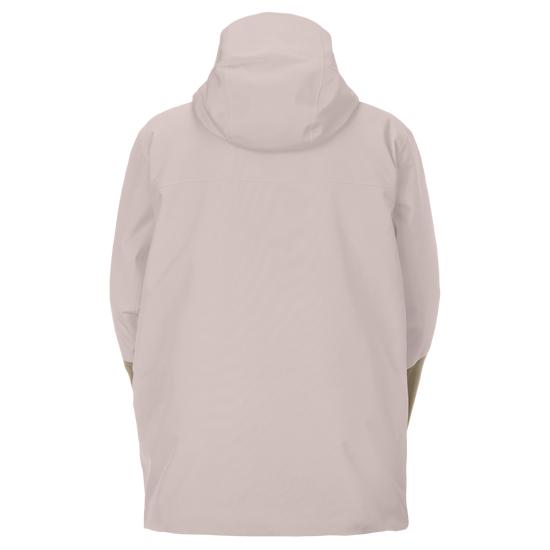 SCOTT Ultimate Dryo Utility wintersportjas voor dames, Wax Pink - Portobello Beige, achteraanzicht